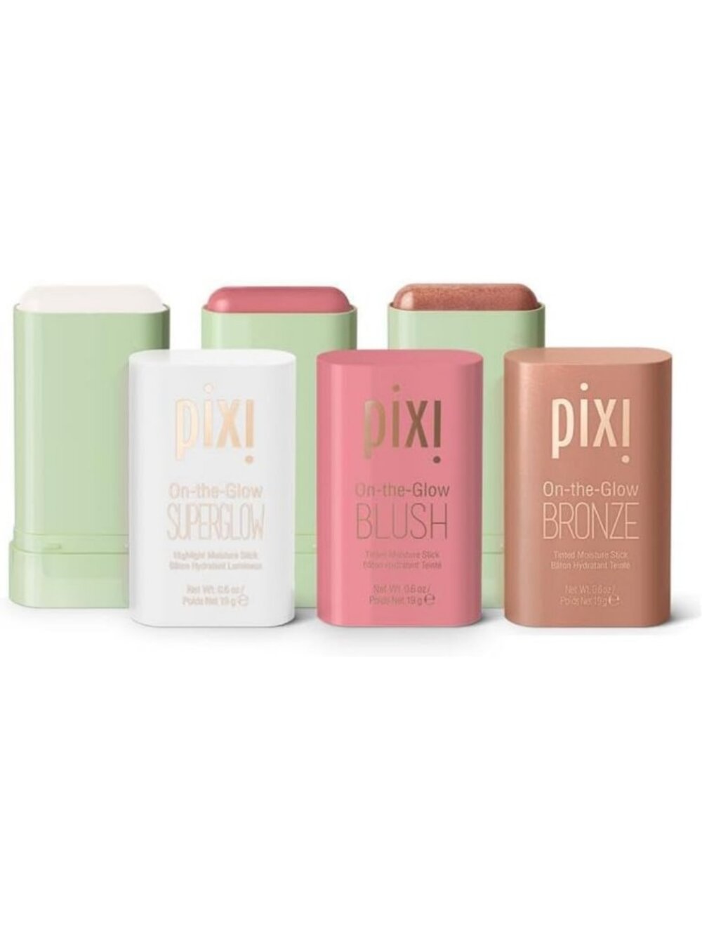 Radiance Ready On-the-Glow Trio | Hydrating Tinted Moisture Stick Blush, Bronzer